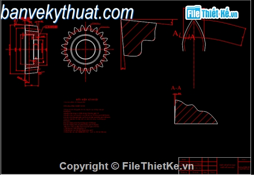 Bản vẽ,cơ khí,Bản vẽ autocad,Bản vẽ cơ khí Dao xọc - quang